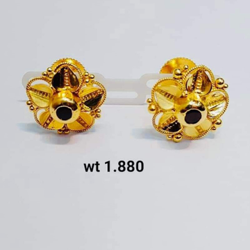 22 carat gold ladies earrings RH-LE815
