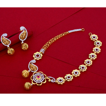 22CT Gold Women's Classic Necklace Set LN71