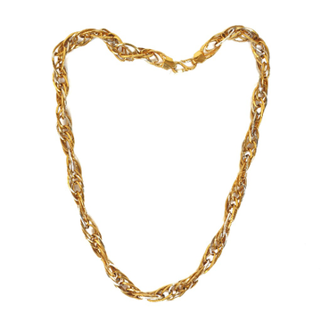 One gram gold plated gents chain mga - che0009