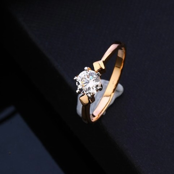 18KT Rose Hallmark Gold Diamond Ring  by Gharena Jewellers