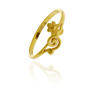 Designer casting gold rings for women