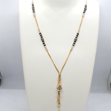Gold 91.6 Rodium Fancy Mangalsutra by 