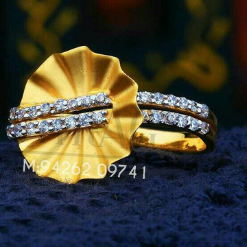 Engagement Special Gold Cz Ladies Ring LRG -0301