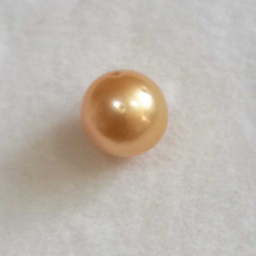 3.19ct round golden pearl-moti by 