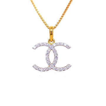 Chanel CC Diamond Pendant