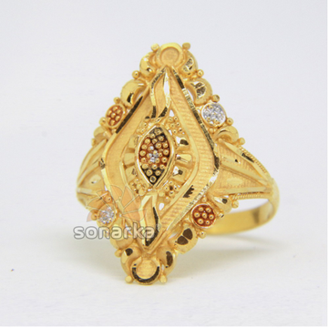22ct 916 Yellow Gold Ladies Ring by 