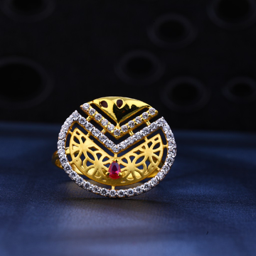 22kt Gold Stylish Ladies Ring LR104