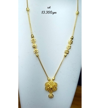 Gold trending women necklace by 