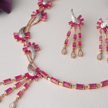 18kt florence pink set by 