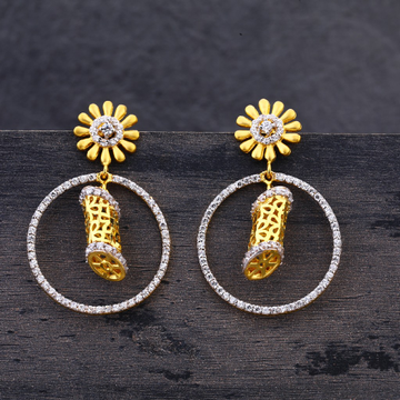 22CT Gold Hallmark Classic ladies Earring LJE213