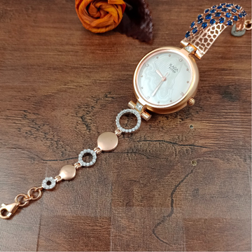 Rose gold watch by 