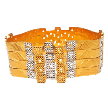 One gram gold forming designer bangles mga - bge03...