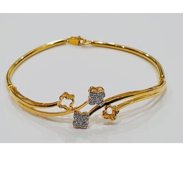 22 KT FLEXI GOLD BANGLE by 