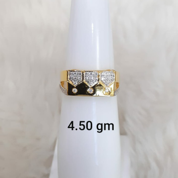 916 Fancy light weight daily wear Cz Gent's ring by 
