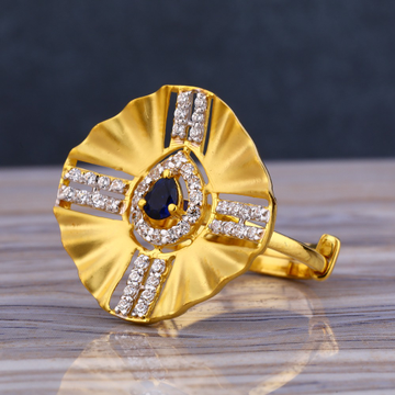 22KT Gold Hallmark Designer Women's  Long Ring LLR...