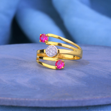 Latest Design Gold 22ct Ladies Ring