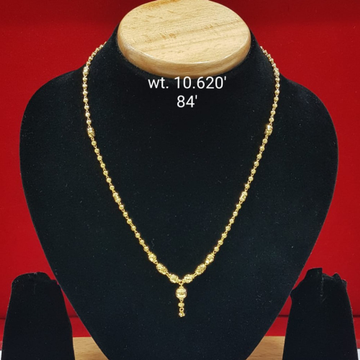 916 gold  dokiya Necklace set by Panna Jewellers
