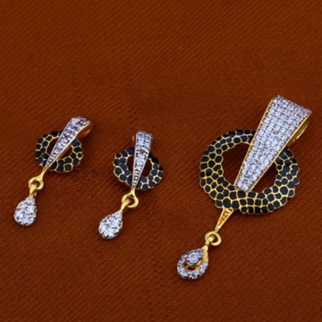 22 carat gold ladies pendants set RH-PS703