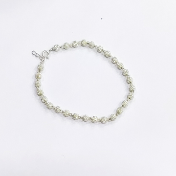 92.6 silver ladies cnc ball bracelet by Veer Jewels