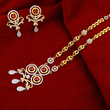 22 carat gold hallmark fancy ladies chain necklace...