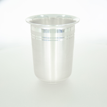 Design Engraved Silver Glass