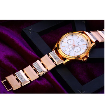 750 Rose Gold Mens Watch RMW09
