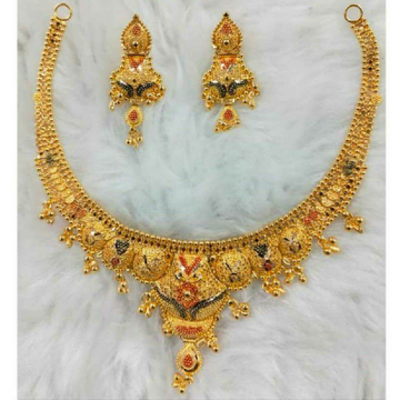 22k Gold Necklace Set by 