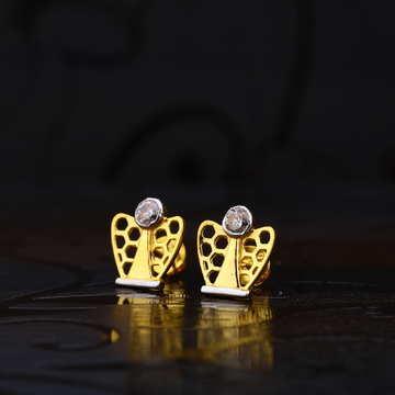 916 Gold Fancy Earring LSE144