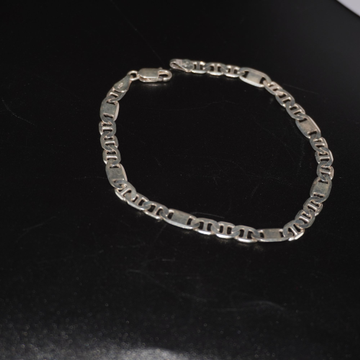 925 Silver Handmade Mens Bracelet 415R98