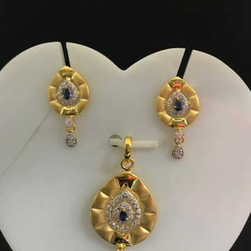 Ladies Pendant Set 916 Cz by 