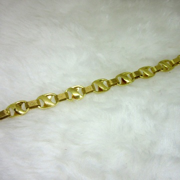 Gold Gents Hollow Bracelet by 