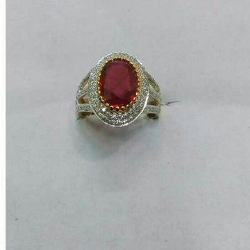 22K/916 Gold Fancy Single Stone Ring by 