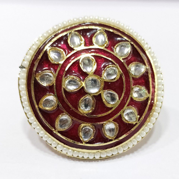One gram gold diamond with Minakari Work bor by 