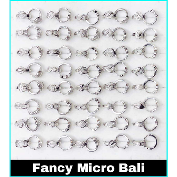 92.5 Sterling Silver Fancy Micro Bali Ms-3562 by 