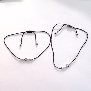 Black Thread Anklets by Veer Jewels