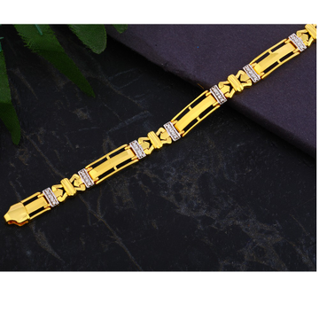 916 Gold Men's Designer Casting Bracelet MCB113