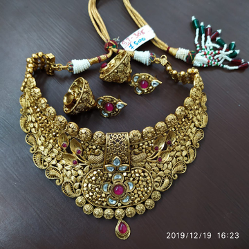 antique bridal necklace#815
