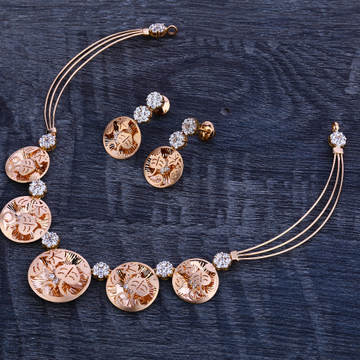 750 Rose Gold Hallmark Exclusive Women's Necklace...