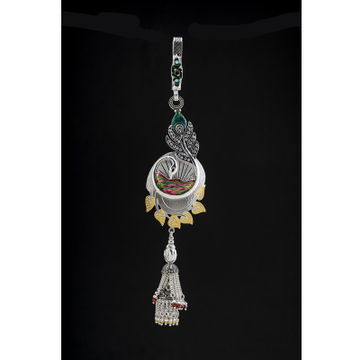 Silver stunning antique waist keychain by 