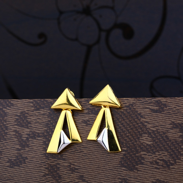 Ladies 22K Gold Fancy Casting Earring -LPE50