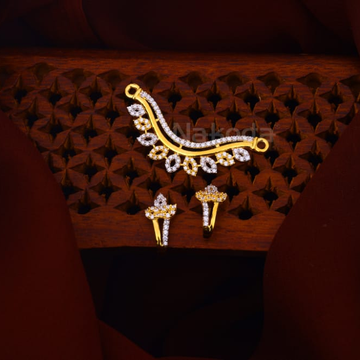 916 Gold Ladies Stylish Mangalsutra Pendant MP630