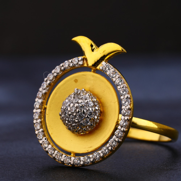 22kt Gold  Classic  Diamond Hallmark Women's Ring...