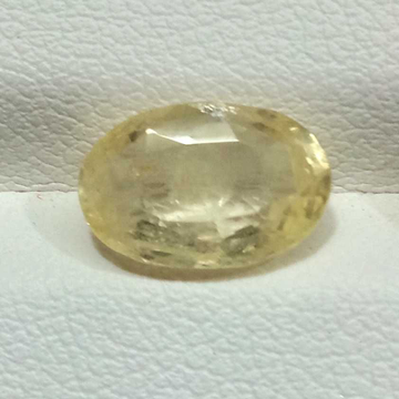 3.18ct oval yellow yellow-sapphire-pukhraj by 