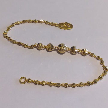91.6 gold Signal line ladies Vertical bracelet by 