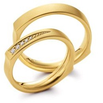 22 Kt 916 Gold Couple Ring by 