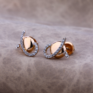 Ladies 76 Rose Gold New Fancy Delicate Earring -RE...