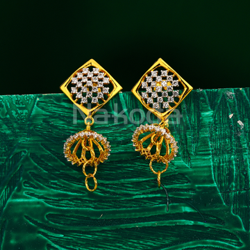 22KT Gold Women's Hallmark Fancy Jhummar Earring L...