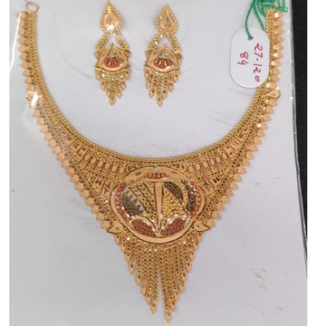 22 carat gold ladies necklace  set RH-LN930