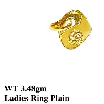 22K Ladies Ring Plain by 
