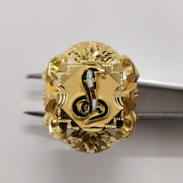 916 Gold Fancy Gent's Goga Maharaj Ring